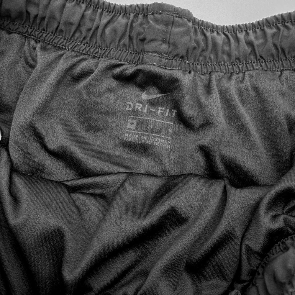 Nike M Dri-FIT Tempo Running Shorts Black White‎ Womens Medium